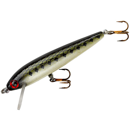 Rebel Lures Rebel Value Minnow Lure, 2 1/2in, 5/8oz, Floating, Bass, F50478V