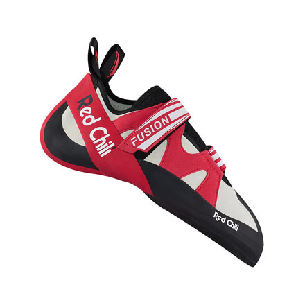 Red Chili Fusion VCR Climbing Shoes - Mens, Anthracite/Red, 11.5 350591056030