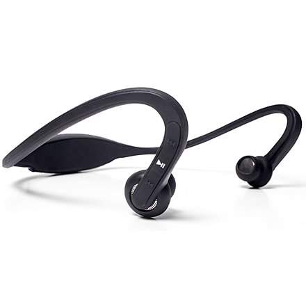 Red Fox Wireless Edge IPX4 Bluetooth Headphones + Case-Black