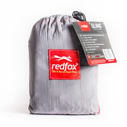 Red Fox Wireless Sling Parachute Hammock-Grey/Orange