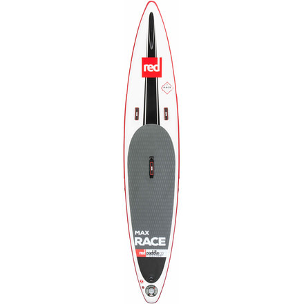 Red Paddle Co. 10'6 Max Race Inflatable SUP Board - Kid's-White/Red