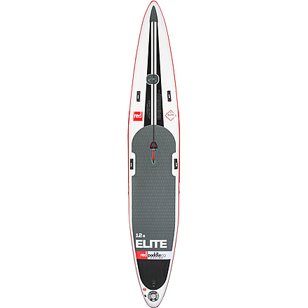 Red Paddle Co. 12'6 Elite Inflatable SUP Board-White/Red