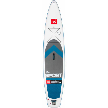 Red Paddle Co. 12'6 Sport Inflatable SUP Board-White/Blue