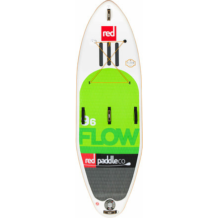 9'6 Flow Inflatable Stand Up Paddleboard-Green-9'6