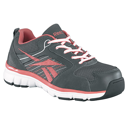 REEBOK Anomar Womens Oxford, M, Grey/Mauve, 4 RB451-GRYMVE-4-WOMEN-M