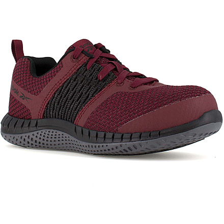 Reebok Print Work ULTK Athletic Oxford - Womens, Burgundy/Black, 10.5, Wide, 690774468054
