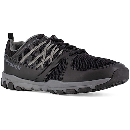 Reebok Sublite Work Athletic Oxford 8.5 W, Men, Black RB4015-Black-8.5-Mens-W