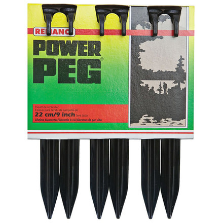 Reliance Power Pegs 9'' 6 Pk 6097-11
