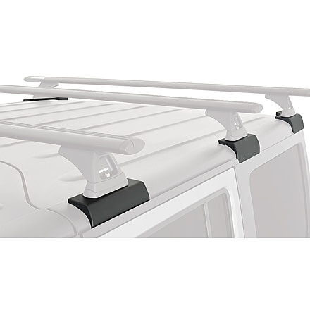 Rhino Rack Backbone Mounting System Jeep Wrangler JK 4Dr 3 Base B/Bone, RJKB1