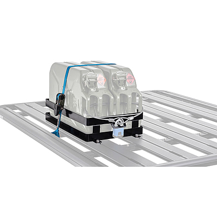Rhino Rack Double Horizontal Jerry Can Holder, Steel, 43152