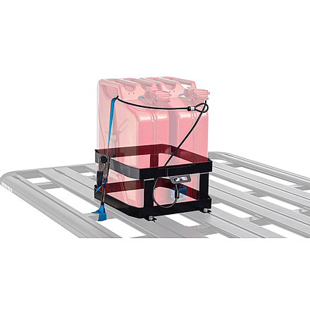 Rhino Rack Double Vertical Jerry Can Holder, Steel, 43151