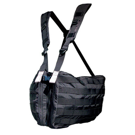 Ribz Tactical, Stealth BLK, L, 34-38 w, 11 liter, RIBZTAC-L