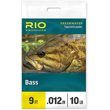 RIO Products Bass Leaders, 9Ft 10Lb 4.5Kg, RIO-24202