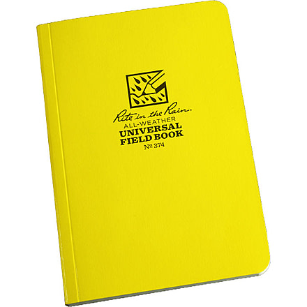 Rite in the Rain FIELD FLEX BOUND - UNIVERSAL, Yellow, 4 5/8 x 7 1/4 374