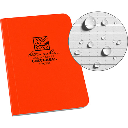 Rite in the Rain Field Flex Pocket Memo, Universal, Orange, OR54