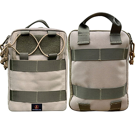 Roaring Fire Ember Pro MOLLE EDC Utility Organizer Pouch, EDC Carry Pouch, FDE, 8.3x7.08x1.97 inch, RF-Ember Pro-DT