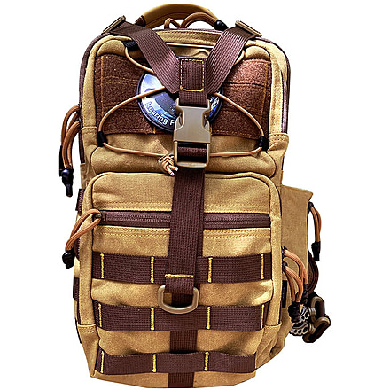 Roaring Fire Slingshot Waxed Canvas Sling Pack, Brown, RF-Slingshot-Waxed Canvas
