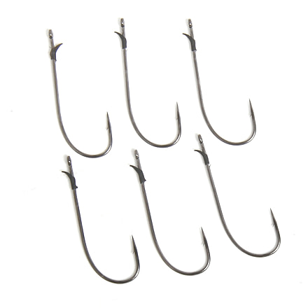 Roboworm Gamakatsu Rebarb Medium Wire Hook, Size 2/0, 6 Per Pack, GA-2/0