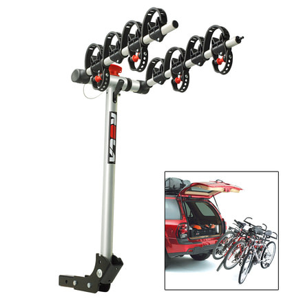 Rola Bike Carrier - TX w/Tilt &amp; Security - Hitch Mount - 4-Bike 47669