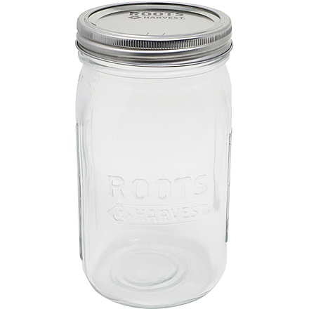 Roots & Harvest Canning Jar, Quart Wide Mouth 12 pack, Glass, 1647