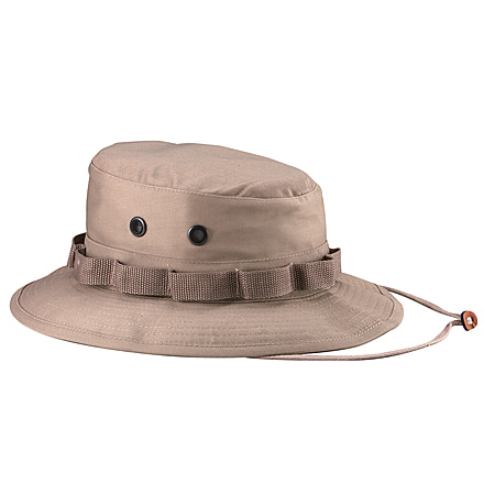 Rothco 100% Cotton Rip-Stop Boonie Hat, Khaki, 7 1/4, 5815-Khaki-714