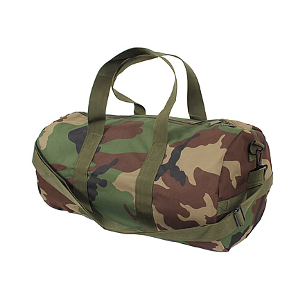 Rothco 19 Camo Shoulder Duffle Bag, Woodland Camo, 88555-WoodlandCamo