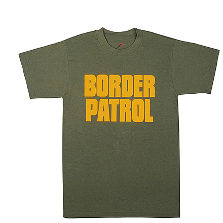 Rothco 2-Sided Border Patrol T-Shirt, Small, 60468-S