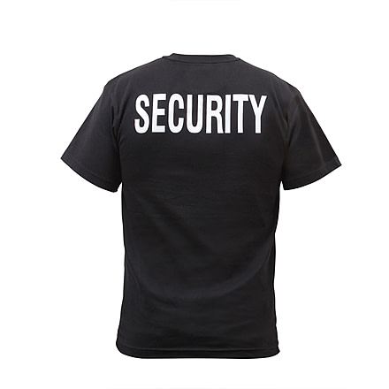 Rothco 2-Sided Security T-Shirt, Small, 6616-S