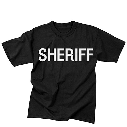 Rothco 2-Sided Sheriff T-Shirt, Small, 6618-S