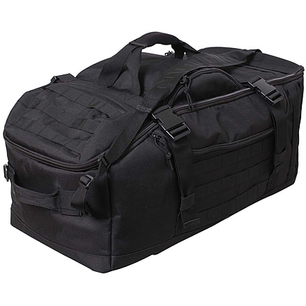 Rothco 3-In-1 Convertible Mission Bag, Black, 23500-Black