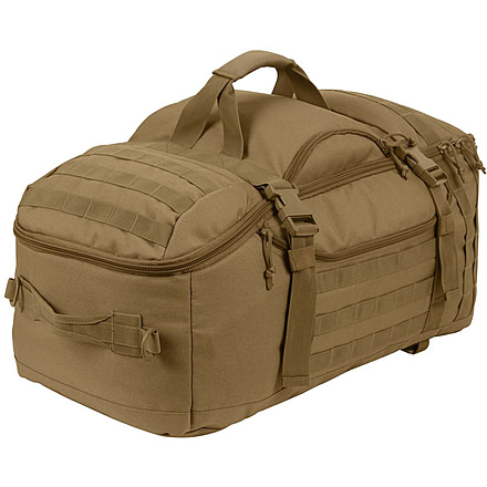 Rothco 3-In-1 Convertible Mission Bag, Coyote Brown, 23501-CoyoteBrown