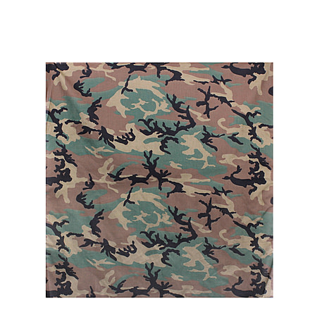 Rothco 35 Camo Bandana, Woodland Camo, 4346-WoodlandCamo