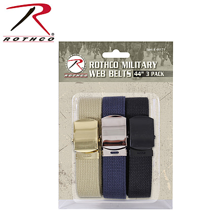 Rothco Military Web Belts With Buckle – Military Uniform Supply, Inc