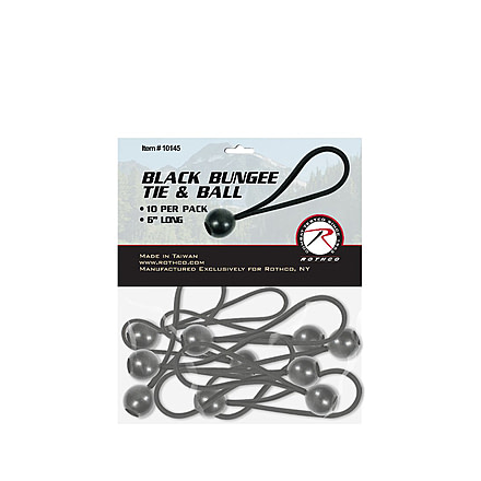 Rothco 6 Bungee Tie And Ball, 10145