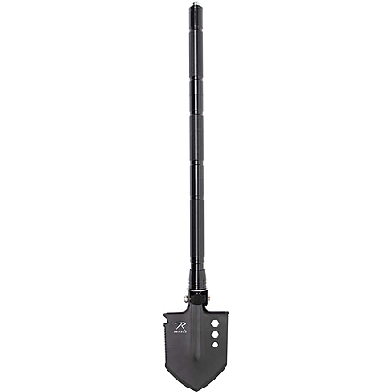 Rothco 8-in-1 Multi-Tool Survival Shovel / Portable Camping Entrenching Tool - Stainless Steel, 10156
