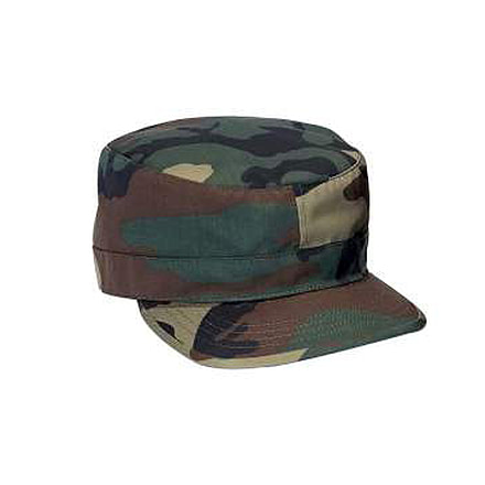Rothco Adjustable Camo Fatigue Cap, Woodland Camo, 4540-WoodlandCamo