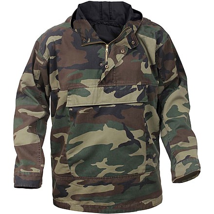 Rothco Anorak Parka, Woodland Camo, M, 3847-WoodlandCamo-M