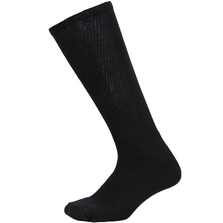 Rothco Anti-Microbial Compression Combat Boot Socks, Mens, Black, Large, 3564-505