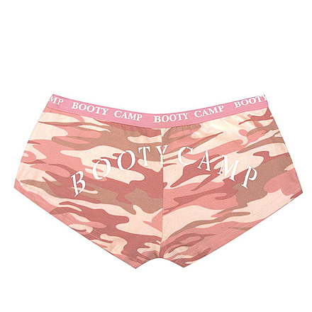 Rothco Baby Pink Camo Booty Camp Booty Shorts &amp; Tank Top, Extra Small, 3976-Bottom-XS