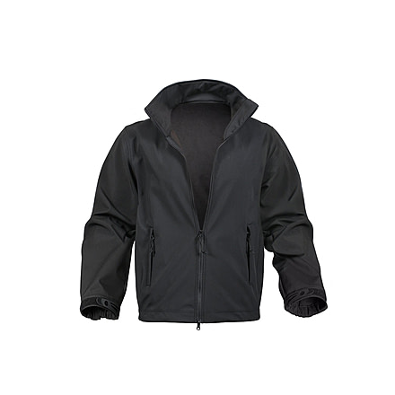 Rothco Black Soft Shell Uniform Jacket, 2XL, 9835-2XL