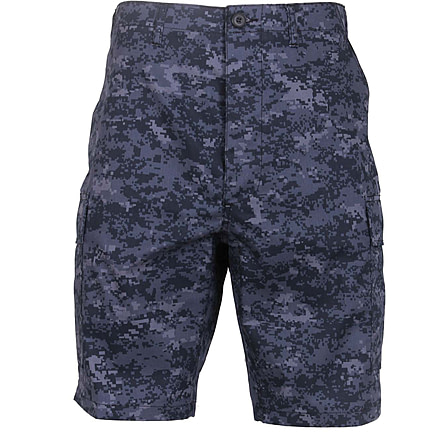 Rothco Camo BDU Shorts, Midnight Digital Camo, Medium, 68213-MidnightDigitalCamo-M