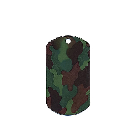 Rothco Camo Dog Tags, Woodland Camo, 8496-WoodlandCamo