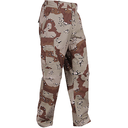 Rothco Camo Tactical BDU Pants - Mens, 6-Color Desert Camo, Medium, 8835-6-ColorDesertCamo-M