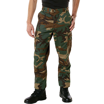Rothco Camo Tactical BDU Pants - Mens, Woodland Camo, 7XL, 63- 66in Waist, 78460-WoodlandCamo-7XL63-66Waist