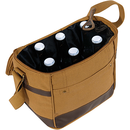 Rothco Canvas Insulated Cooler Bag, Coyote Brown, 26080-CoyoteBrown