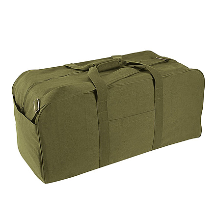 Rothco Canvas Jumbo Cargo Bag, Olive Drab, 8135-OliveDrab