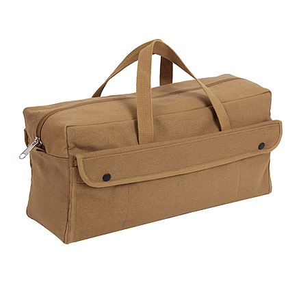 Rothco Canvas Jumbo Mechanic Tool Bag, Coyote Brown, 7259-CoyoteBrown
