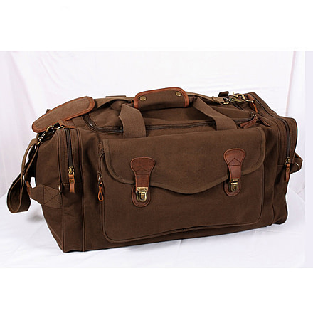 Rothco Canvas Long Weekend Bag, Brown, 9689-Brown