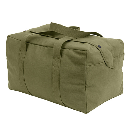 Rothco Canvas Small Parachute Cargo Bag, Olive Drab, 7028-OliveDrab