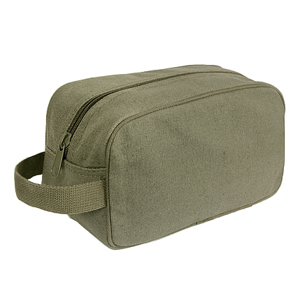 Rothco Canvas Travel Kit, Olive Drab, 8126-OliveDrab
